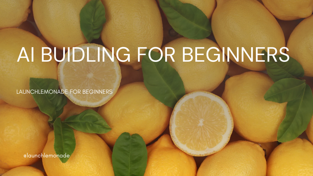 AI No code for beginners